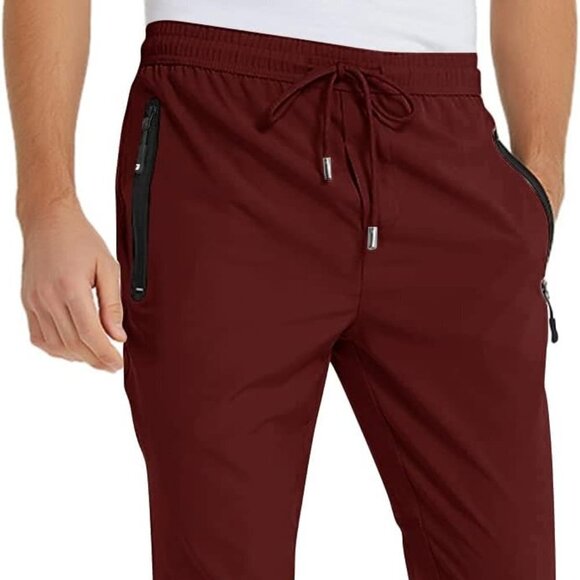 Lightweight Hiking Travel Pants Breathable Athletic Zipper Pockets, 2XL - Picture 6 of 8